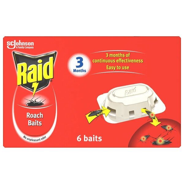 

Ловушки для тараканов Raid 6шт