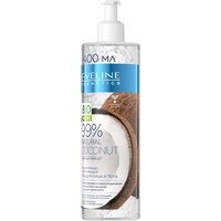 Eveline Cosmetics 99% natural: зволожуючий гель для обличчя і тіла 3в1-coconut, 400 мл.