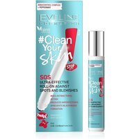 Eveline Cosmetics Clean your skin: супер ефективний роликовий гель sos від прищів та вугрів 15 мл
