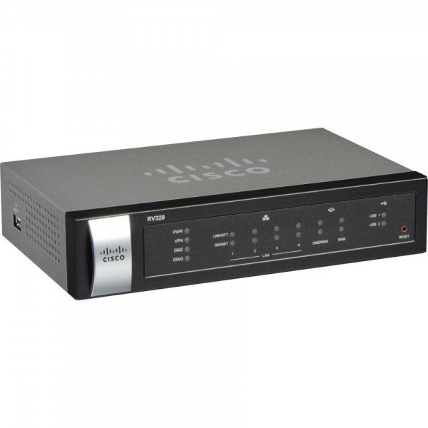 

VPN-Маршрутизатор Cisco SB RV320 Gigabit Dual WAN VPN Router (RV320-K9-G5)