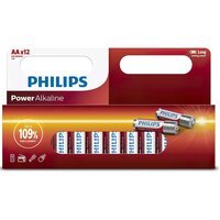 Батарейка Philips Power Alkaline AA лужна, блістер, 12 шт (LR6P12W/10)