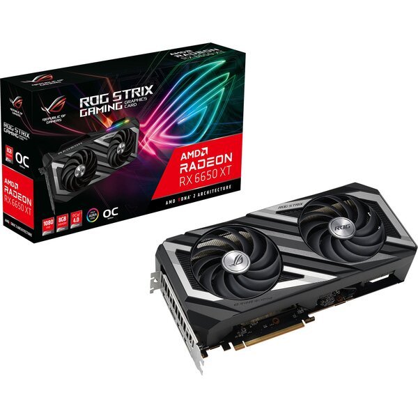 

Видеокарта ASUS Radeon RX 6650 XT 8GB GDDR6 STRIX OC