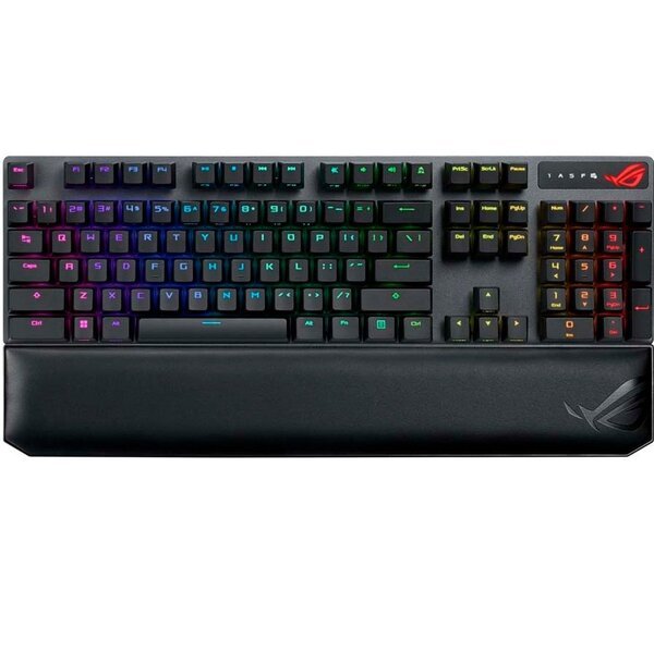 

Игровая клавиатура ASUS ROG Strix Scope NX Red Wireless Deluxe (90MP02I6-BKRA00)