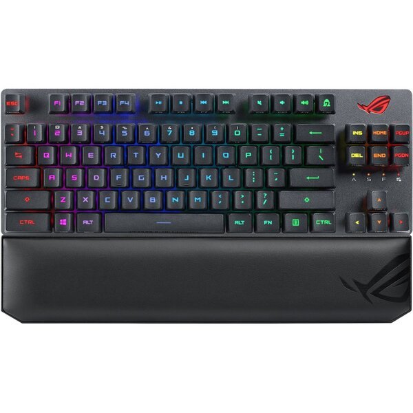 

Игровая клавиатура ASUS ROG Strix Scope RX Red TKL Wireless Deluxe (90MP02J0-BKRA00)
