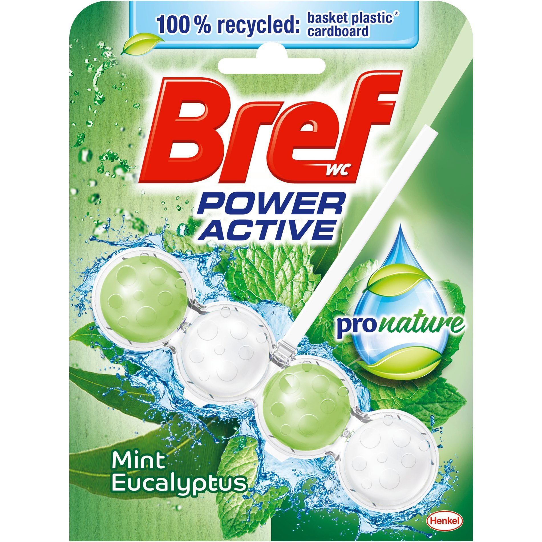 

Bref Туалетный блок Мята и Эвкалипт Твердый