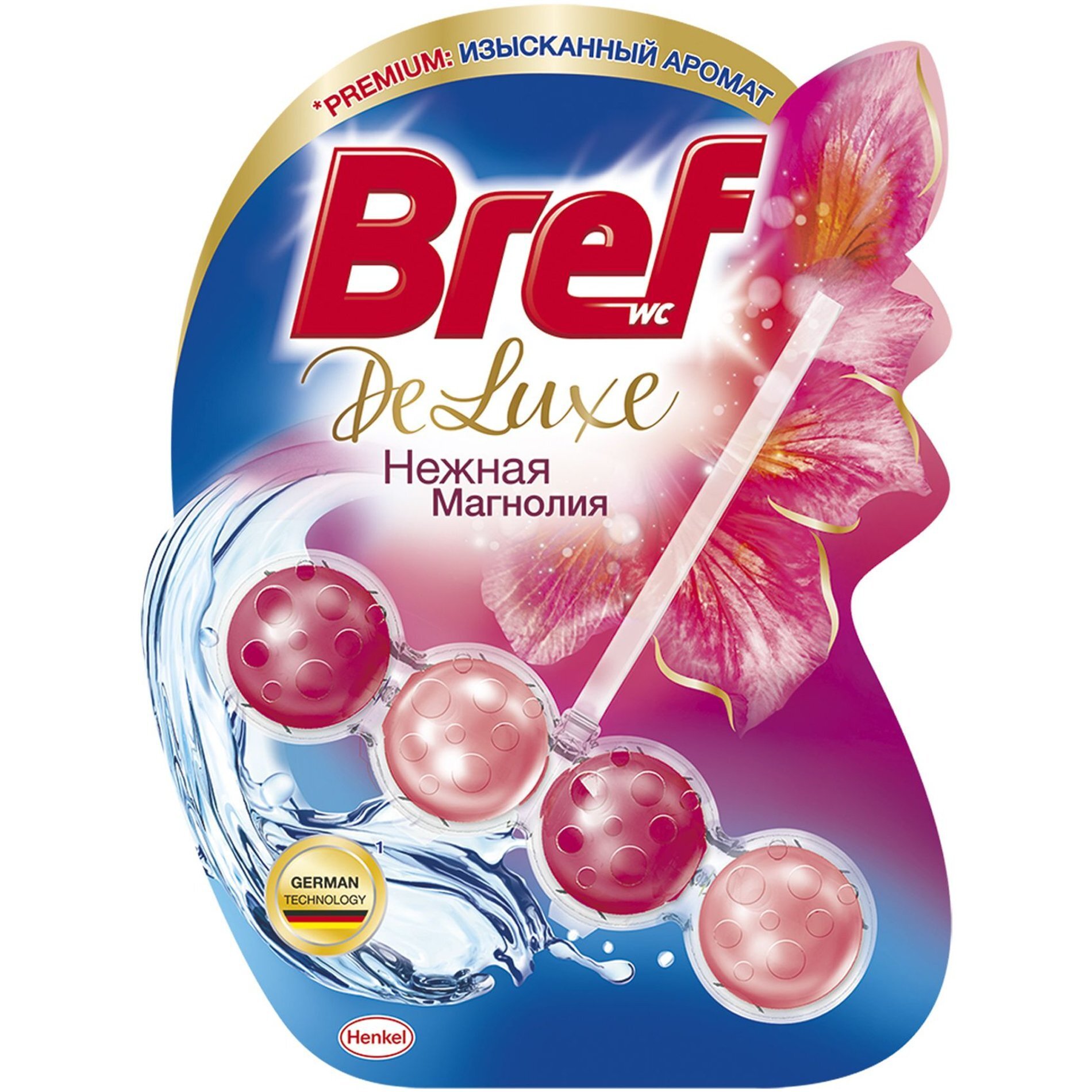 

Bref Туалетный блок Делюкс «Изящная магнолия» Твердый