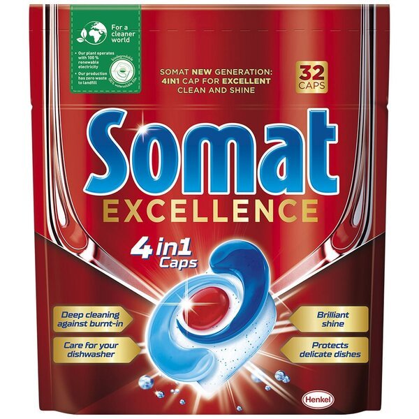 

Somat Таблетки для посудомоечной машины Экселенс 32шт