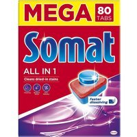 Somat Таблетки для мытья посуды All in One 80шт