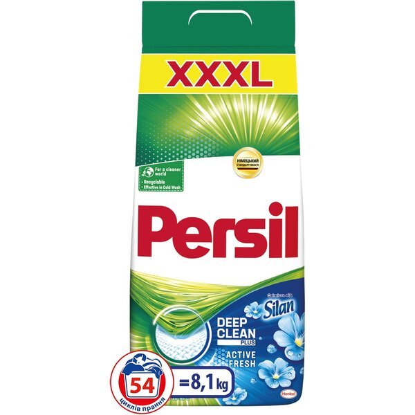 

Persil Стиральный порошок Свежесть от Силан Автомат 54 циклов стирки 8,1 кг