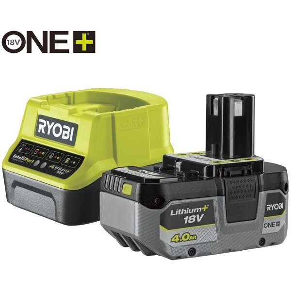 

Аккумулятор и зарядное устройство Ryobi ONE+ RC18120-140X, 18В, 4Ач