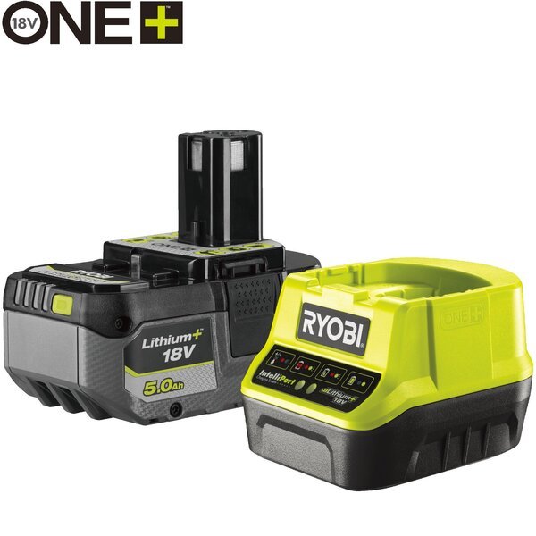 

Аккумулятор и зарядное устройство Ryobi ONE+ RC18120-150X, 18В, 5.0Ач, Lithium+