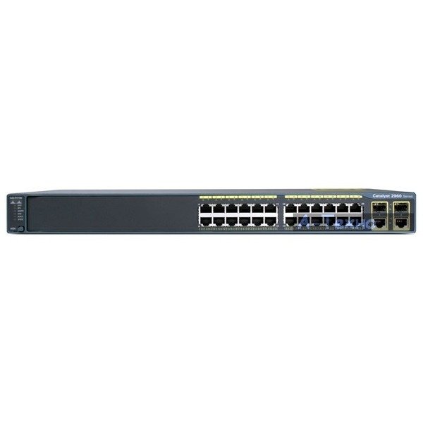 

Коммутатор Cisco Catalyst 2960 Plus 24 10/100 + 2T/SFP LAN Base (WS-C2960+24TC-L)