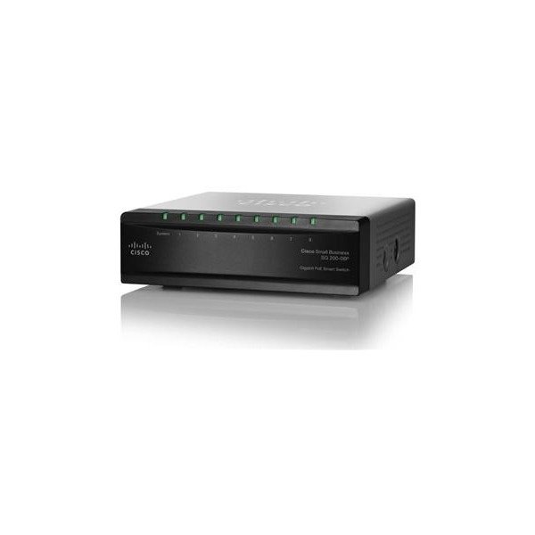 

Коммутатор Cisco SB SG 200-08P 8-port Gigabit PoE Smart Switch (SLM2008PT-EU)