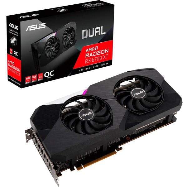 

Видеокарта ASUS Radeon RX 6700 XT 12GB DDR6 DUAL OC