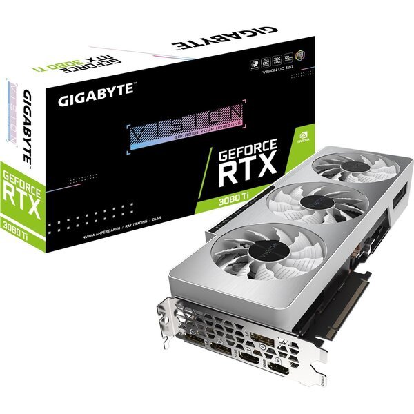 

Видеокарта GIGABYTE GeForce RTX3080 Ti 12GB GDDR6 VISION OC (GV-N308TVISION_OC-12GD)