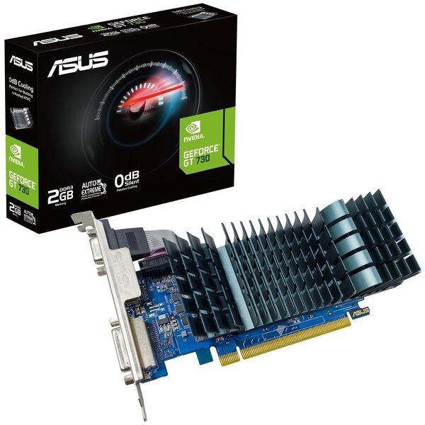 

Видеокарта ASUS GeForce GT 730 2GB GDDR3 EVO (GT730-SL-2GD3-BRK-EVO)