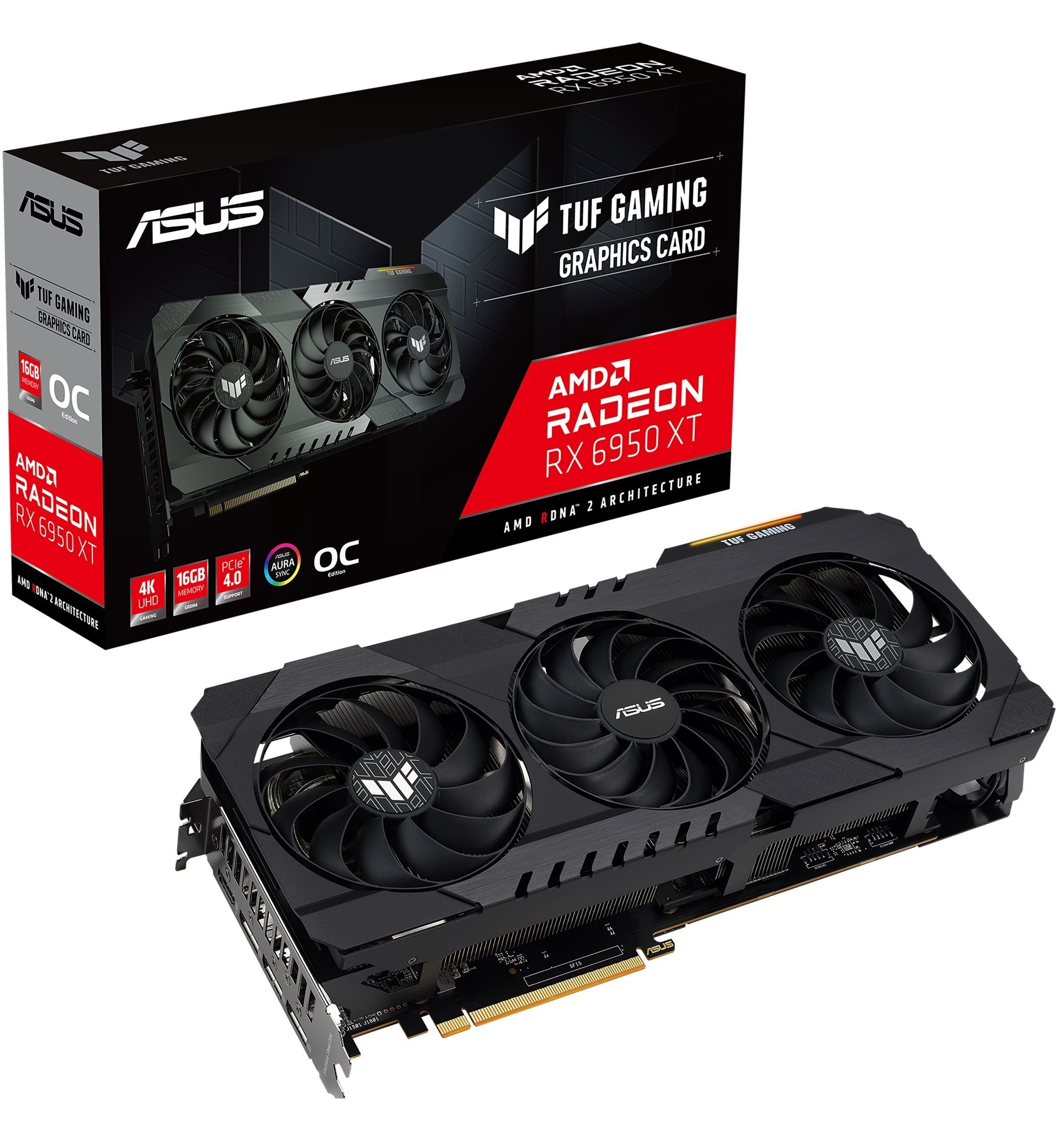

Видеокарта ASUS Radeon RX 6950 XT 16GB GDDR6 GAMING TUF (TUF-RX6950XT-O16G-GAMING)