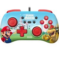 Геймпад проводной Horipad Mini (Super Mario) для Nintendo Switch, Blue/Red