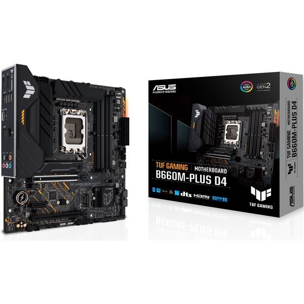

Материнcкая плата ASUS TUF GAMING B660M-PLUS D4 (90MB1940-M0EAY0)