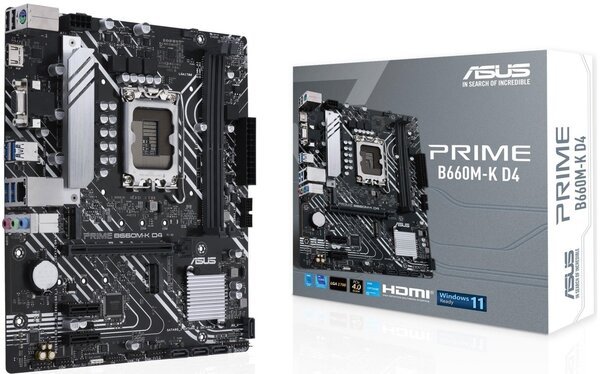 

Материнcкая плата ASUS PRIME B660M-K (90MB1950-M0EAY0)
