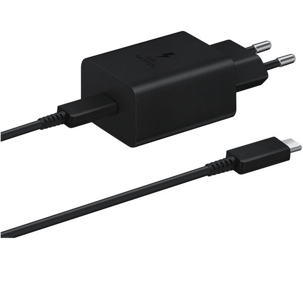 

Сетевое зарядное устройство Samsung 45W Compact Power Adapter (with C to C Cable) Black