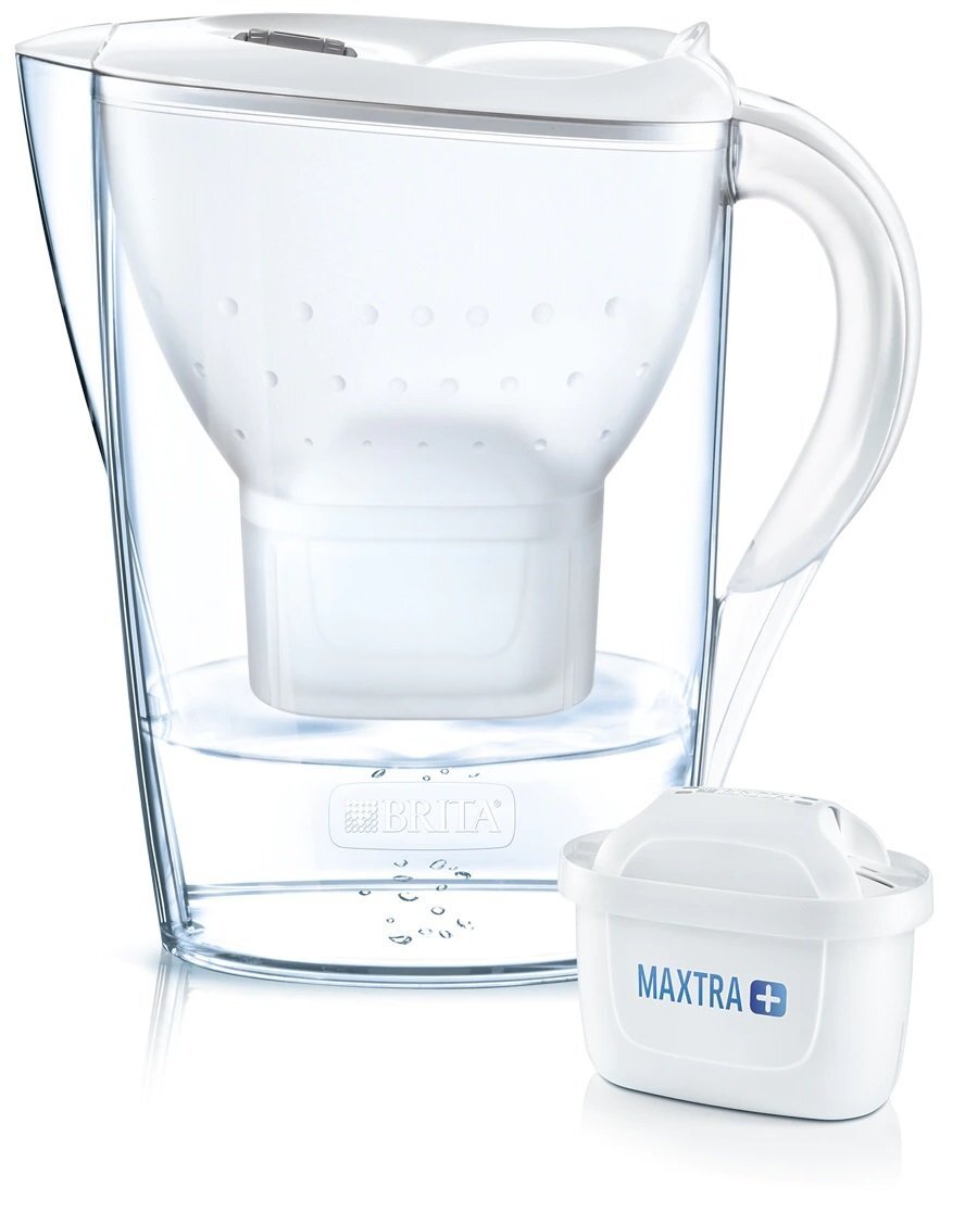 Фільтр-глечик Brita Marella Memo MX 2.4 л (1.4 л очищеної води), білий (1476153)