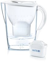 Фильтр-кувшин Brita Marella Memo MX+ 2.4 л (1.4 л очищенной воды) белый (1039270)