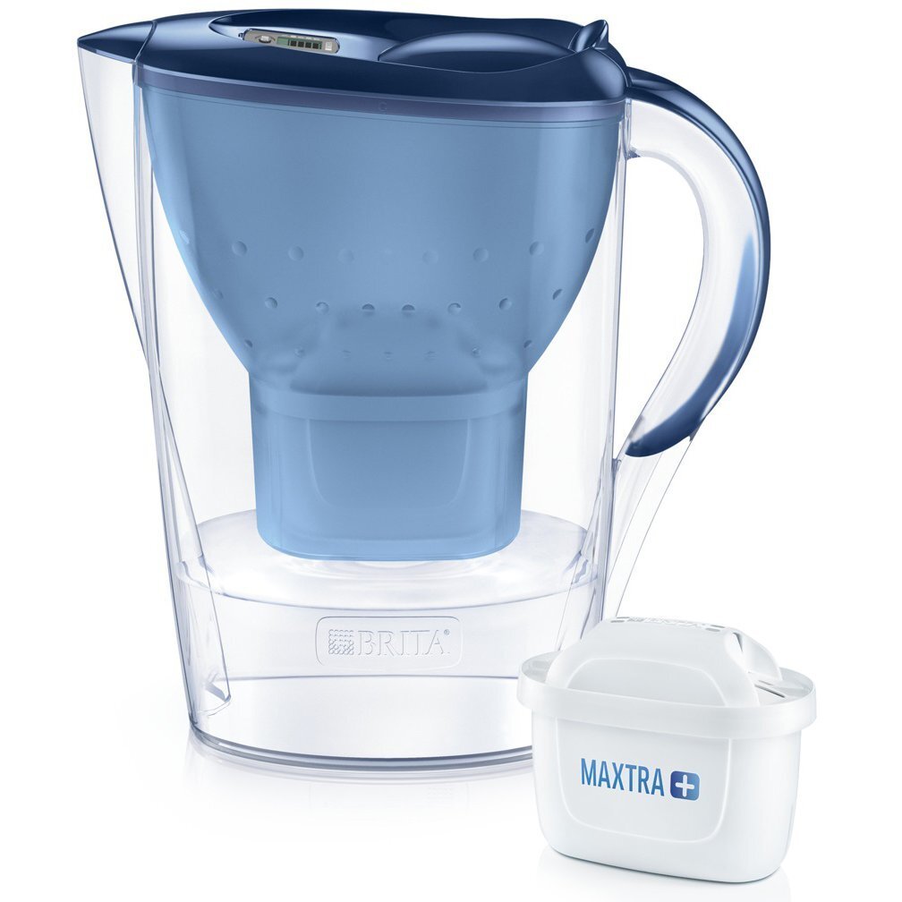 Фільтр-глечик Brita Marella Memo MX 2.4 л (1.4 л очищеної води), синій (1476160)