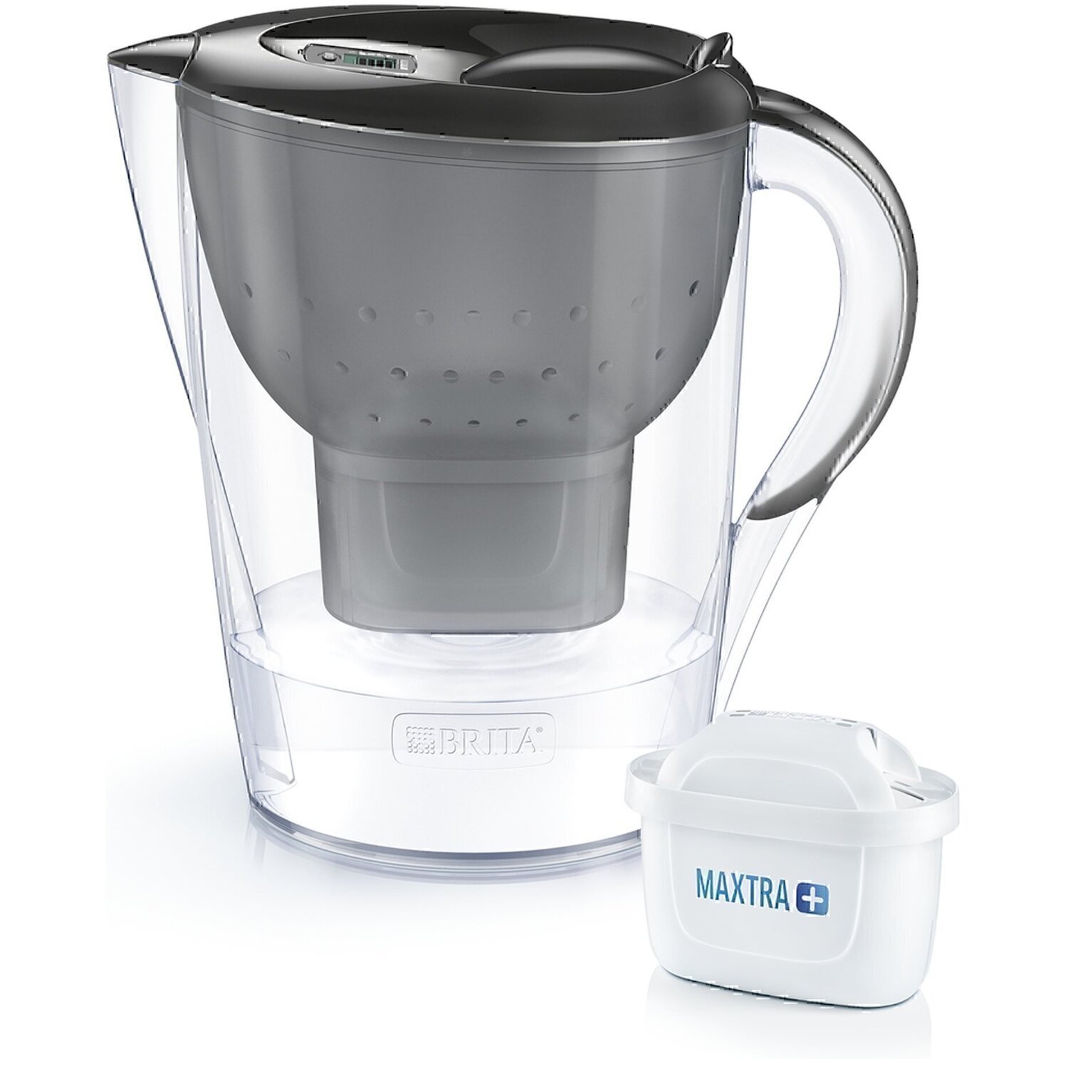 Фільтр-глечик Brita Marella XL Memo MX 3.5 л (2.0 л очищеної води), графіт (1541970)