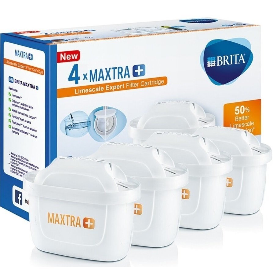 Комплект картриджів Brita MAXTRА+ Limescale для жорсткої води, 4 шт (1476198)