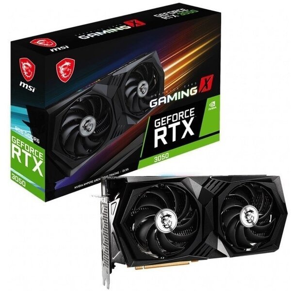 

Видеокарта MSI GeForce RTX 3050 8GB GDDR6 GAMING X (912-V397-609)