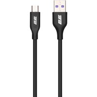 Кабель 2E USB-A - microUSB Glow 1m Black (2E-CCAM-BL)