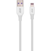 Кабель 2E USB-A - Lightning Glow 1m White (2E-CCAL-WH)