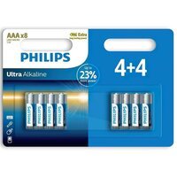 Батарейка Philips Ultra Alkaline лужна AAA блістер, 8 шт