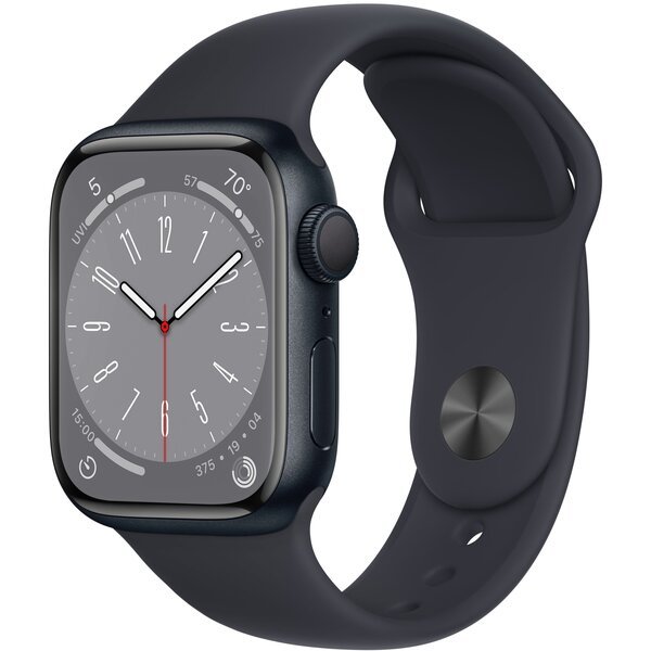 

Смарт-часы Apple Watch Series 8 GPS 41mm Midnight Aluminium Case with Midnight Sport Band