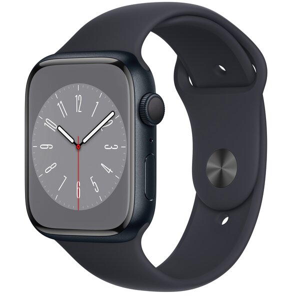 

Смарт-часы Apple Watch Series 8 GPS 45mm Midnight Aluminium Case with Midnight Sport Band