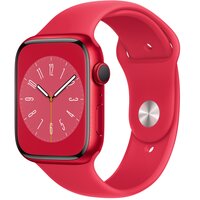 Смарт-годинник Apple Watch Series 8 GPS 45mm (PRODUCT) RED Aluminium Case with (PRODUCT) RED Sport Band