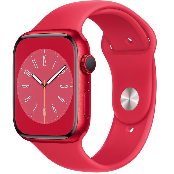 

Смарт-часы Apple Watch Series 8 GPS 45mm (PRODUCT)RED Aluminium Case with (PRODUCT)RED Sport Band