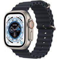 Смарт-годинник Apple Watch Ultra GPS + Cellular 49mm Titanium Case with Midnight Ocean Band