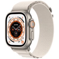 Смарт-годинник Apple Watch Ultra GPS + Cellular 49mm Titanium Case with Starlight Alpine Loop Small