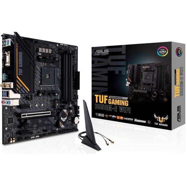 

Материнcкая плата ASUS TUF GAMING B550M-E WIFI (90MB17T0-M0EAY0)