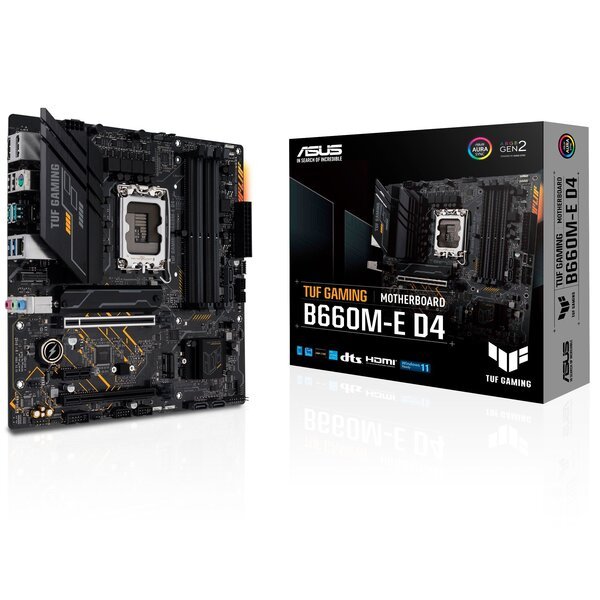 

Материнcкая плата ASUS TUF GAMING B660M-E D4 (90MB19J0-M0EAY0)