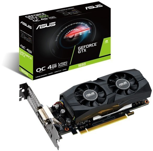 

Видеокарта ASUS GeForce GTX 1650 4GB GDDR5 OC low-profile GTX1650-O4G-LP-BRK