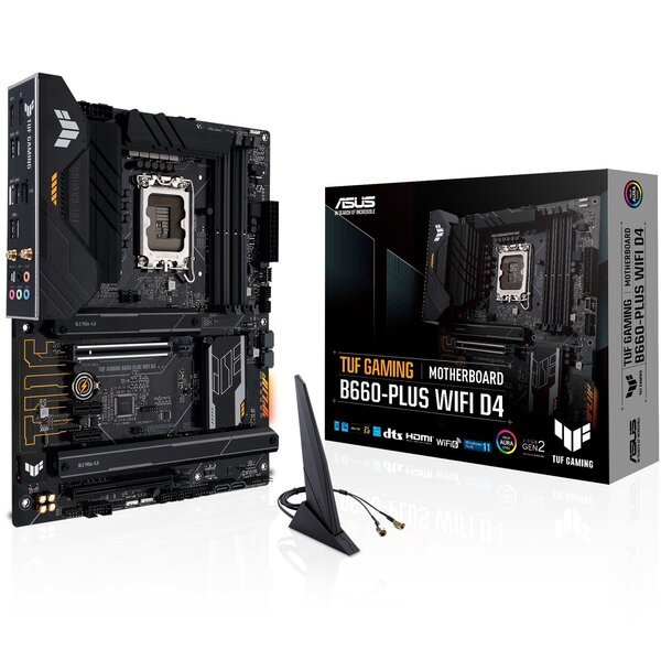 

Материнcкая плата ASUS TUF GAMING B660-PLUS WIFI D4 (90MB1920-M0EAY0)