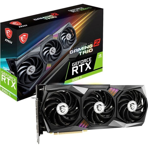 

Видеокарта MSI GeForce RTX 3060 12GB GDDR6 GAMING Z TRIO