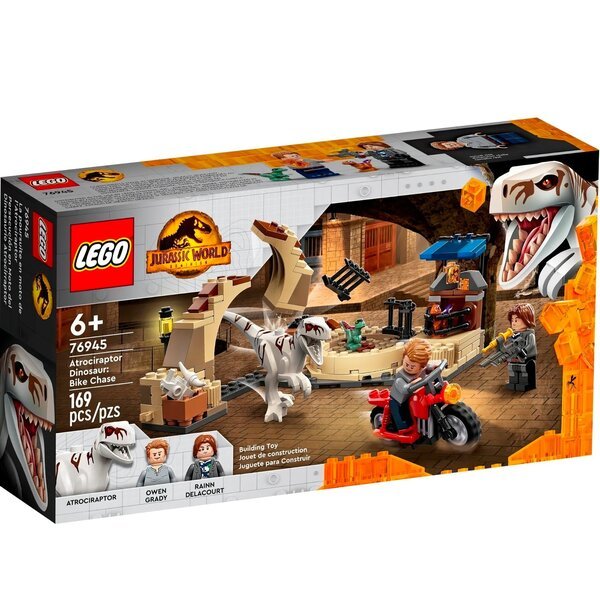 

LEGO 76945 Jurassic World Атроцираптор: погоня на мотоцикле