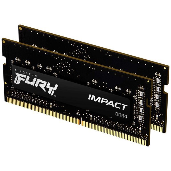 

Память ноутбука Kingston DDR4 64GB KIT (32GBx2) 2666 FURY Impact (KF426S16IBK2/64)