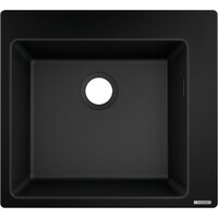 Мойка кухонная Hansgrohe накладная S510-F450 черный графит (43312170)