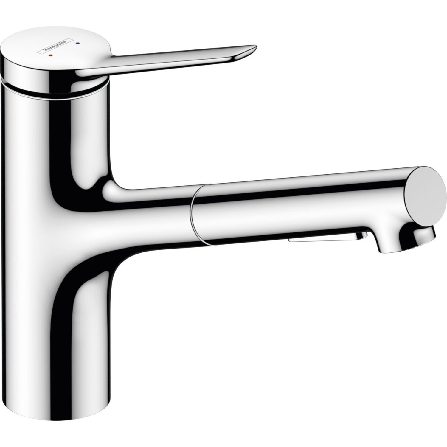 Змішувач для кухні Hansgrohe Zesis M33, довж.виливу - 219мм, витяжний, 1важіль, KM150, хром (1534230)