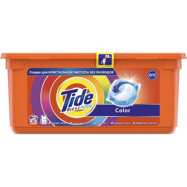 

Капсулы для стирки Tide All-in-1 Color 30шт